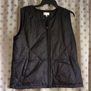 Socialite Black Quilted Vest